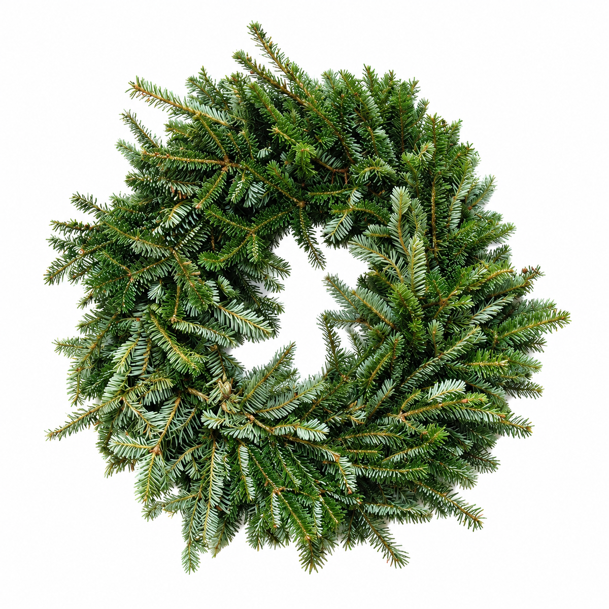Couronne de Noël naturelle – 22 pouces