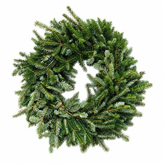 Couronne de Noël naturelle – 22 pouces